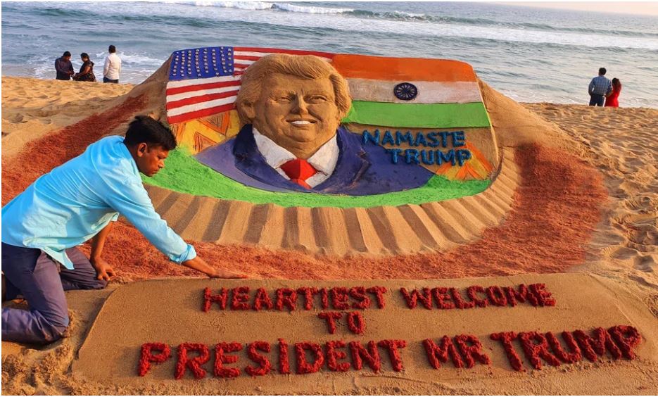 trump sand castle india
