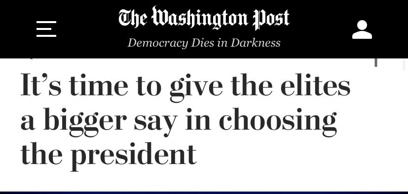 washington post elites