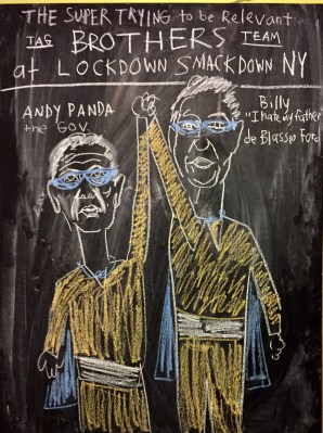 chalk new york lock down