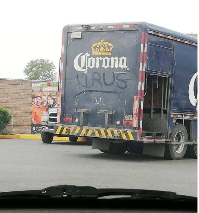 CORONA VIRUS TRUCK