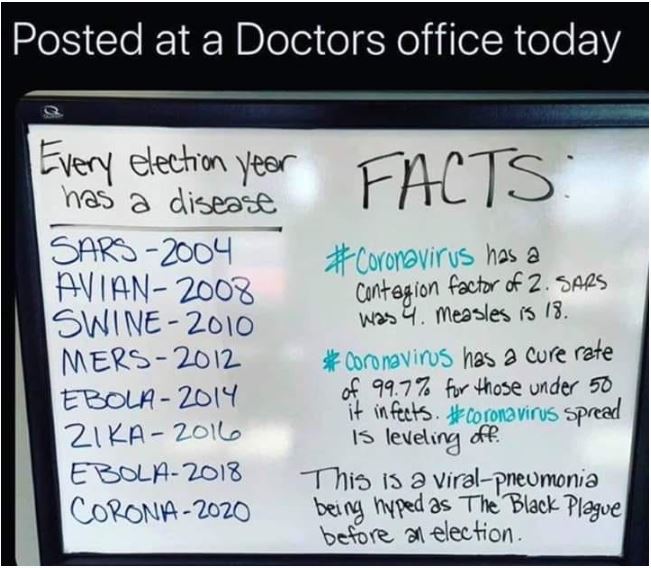 coronavirus flu election years