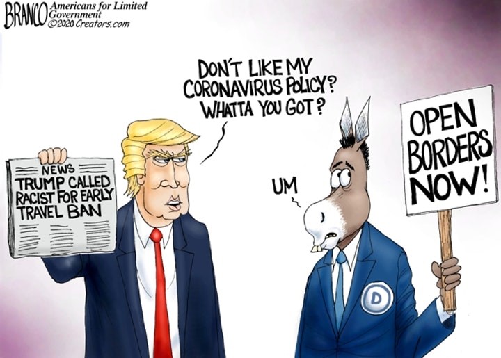 coronavirus open borders branco