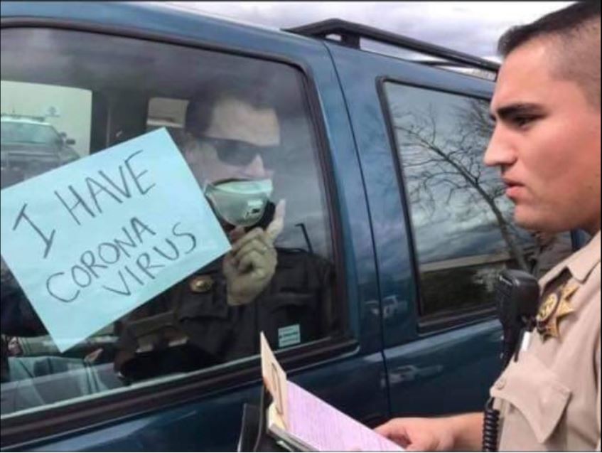 coronavirus police
