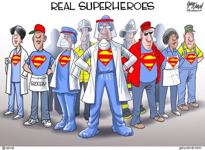 coronavirus superheroes