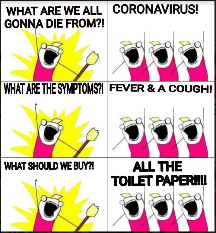 coronavirus toilet paper