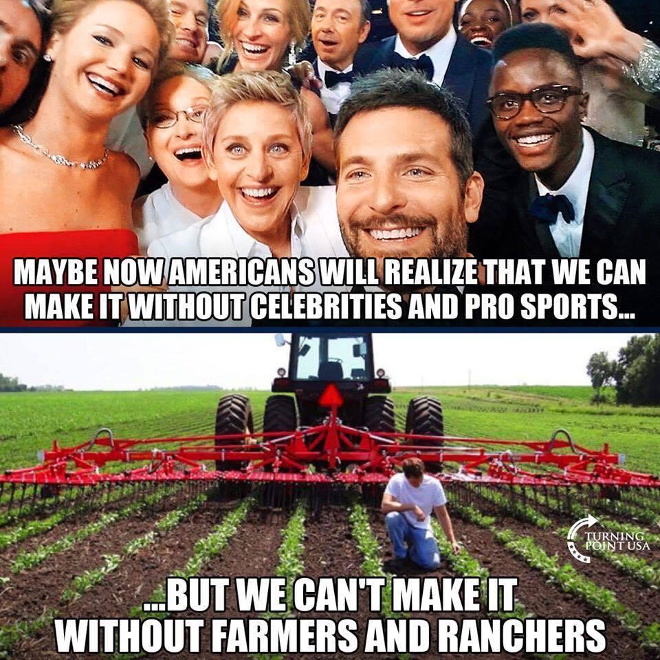 farmers celebrities