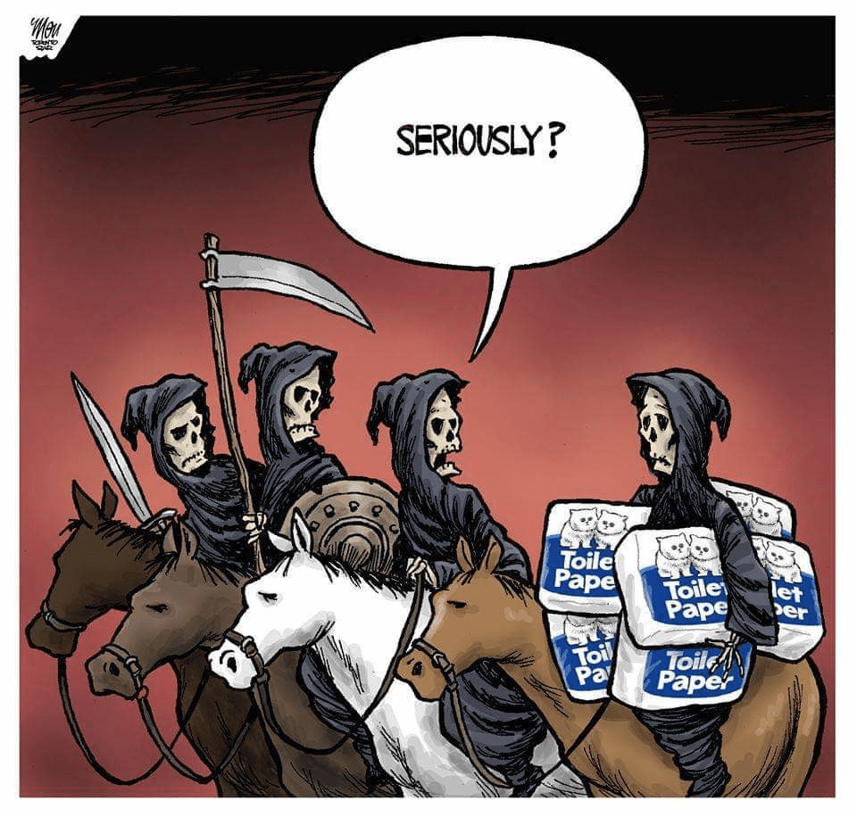 four horseman toilet paper