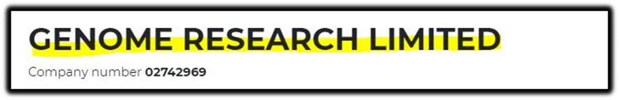 genome research