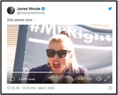 James Wood tweet