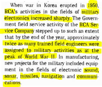 Warner, Engstrom, Hillier, Webster, auths. (1985). RCA: A historical perspective, 1919-1984, p. 26. RCA Corporation.