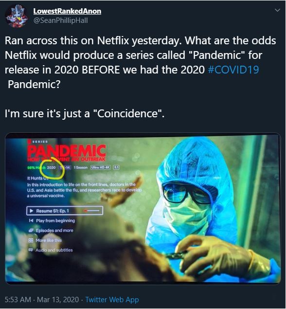 pandemic netflix