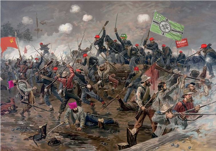 pepe patriot maga battle