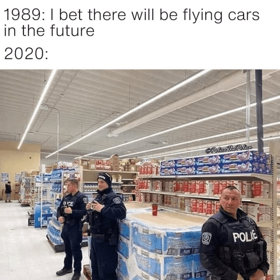 police guard toilet paper