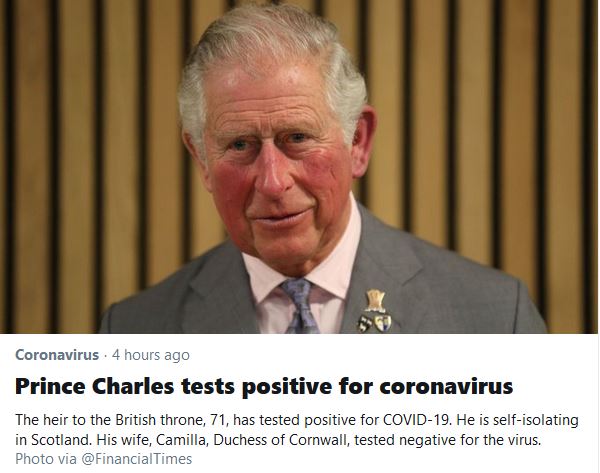 prince charles coronavirus