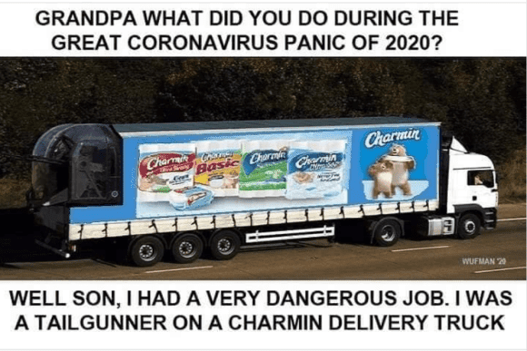toilet paper truck