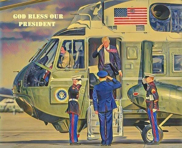 trump helicopter