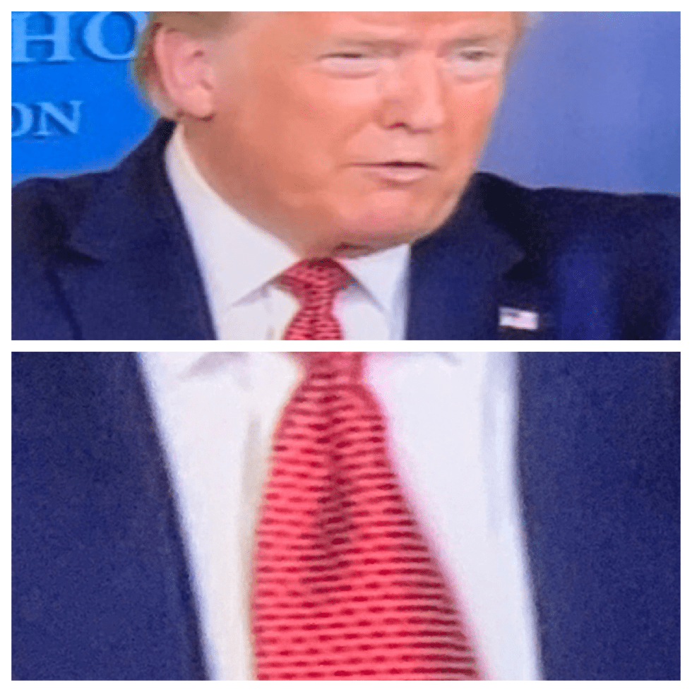 trump red tie