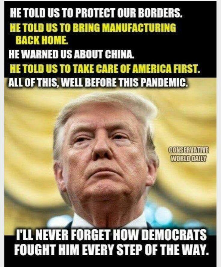 trump told us