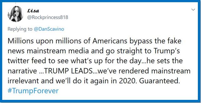 trump tweets are news