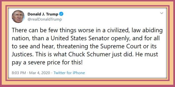 tt roberts schumer threat