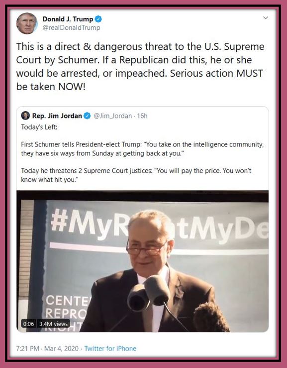 tt schumer threatens roberts