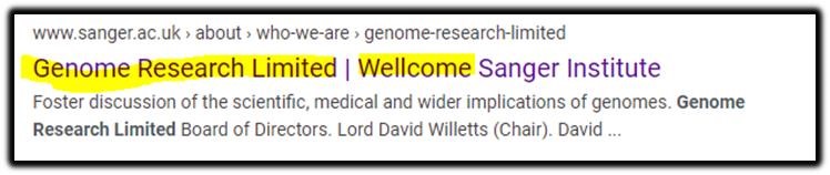 wellcome sanger