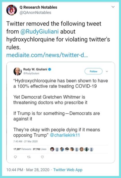 whitmer tweet