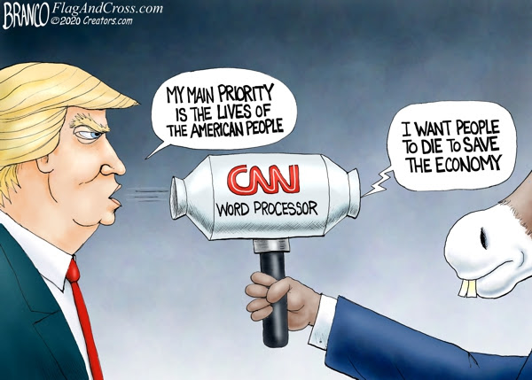 Cnn fake news branco