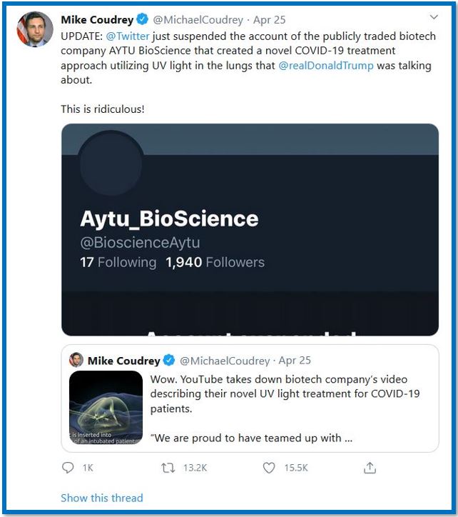 aytu twitter closed