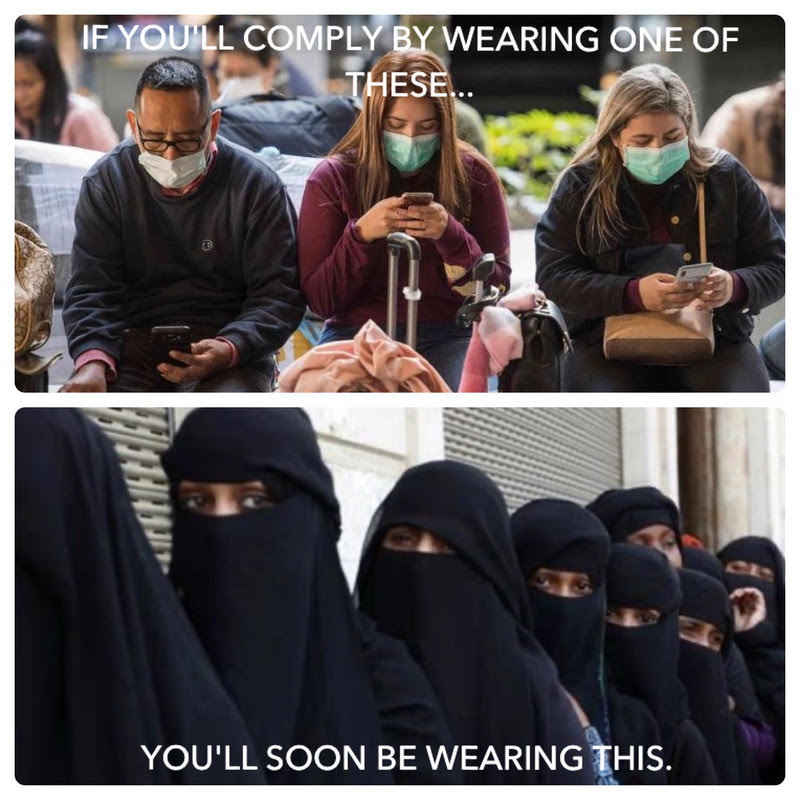 burka hijab muslim corona