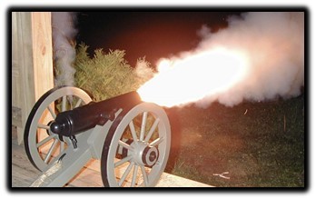 cannon fire