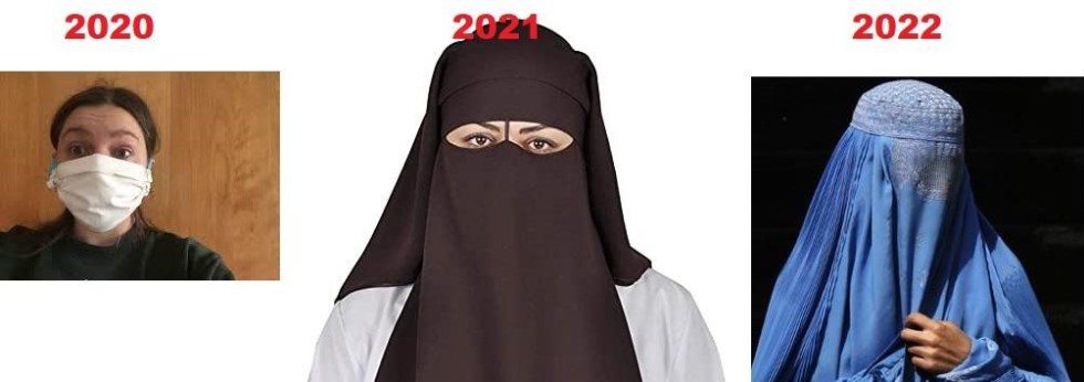 corona mask hijab
