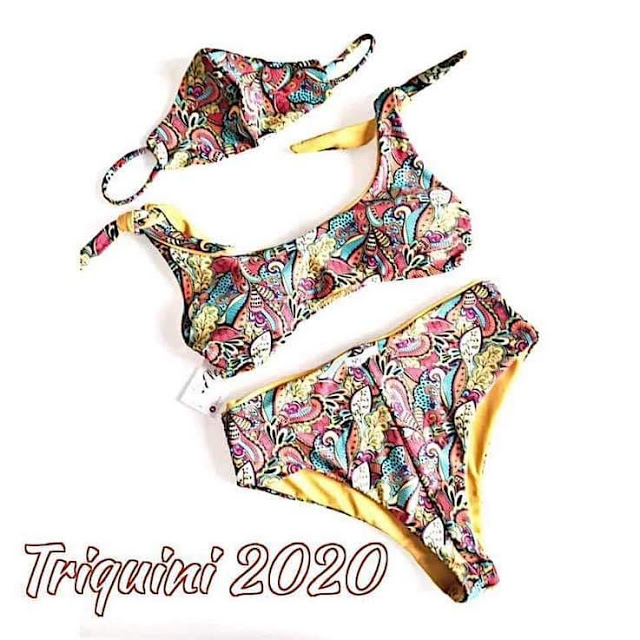 corona mask trikini