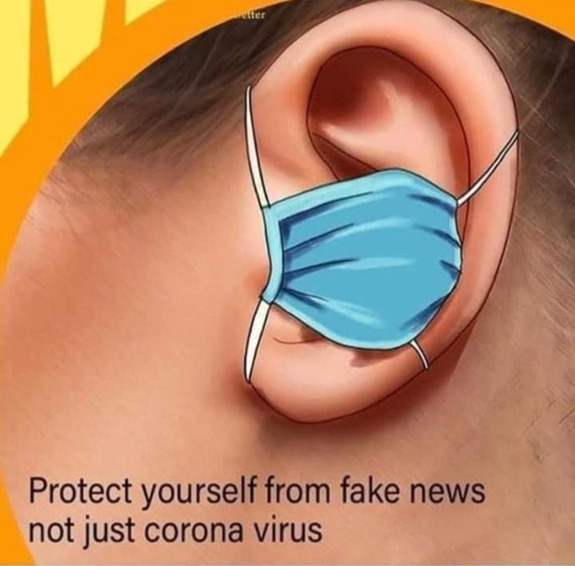 fake news ear mask