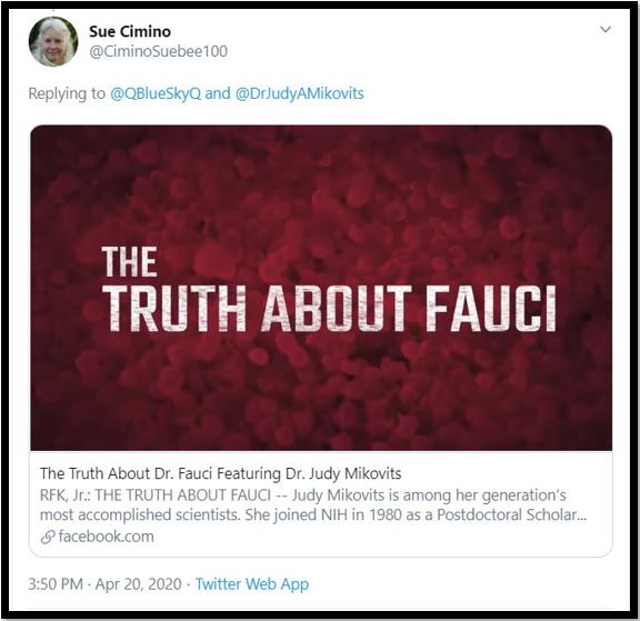 fauci tweet