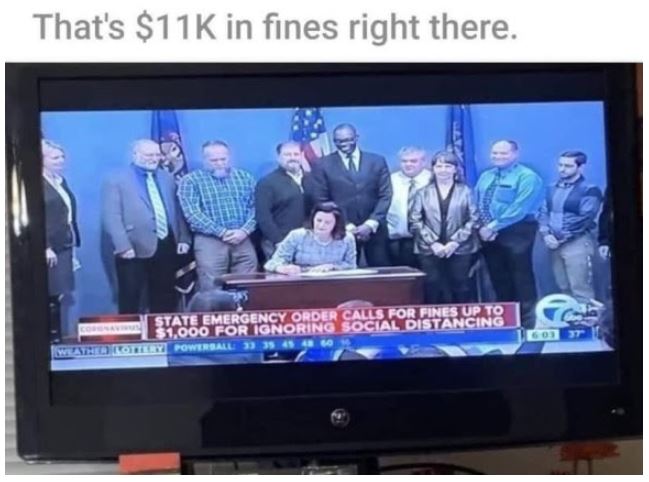 gretchen whitmer fines
