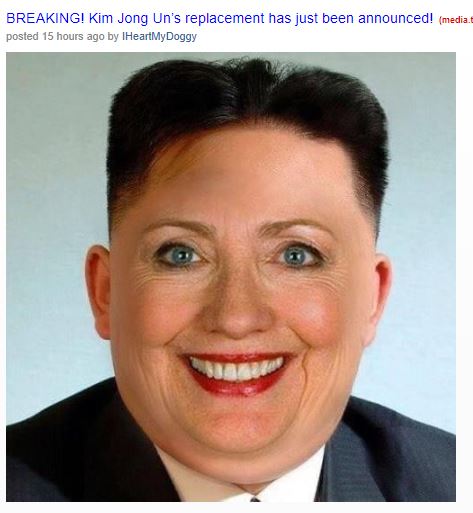 hillary kim jong un