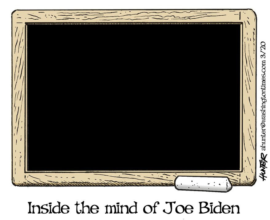 inside mind of joe biden chalkboard