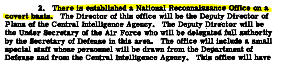 national reconnaissance