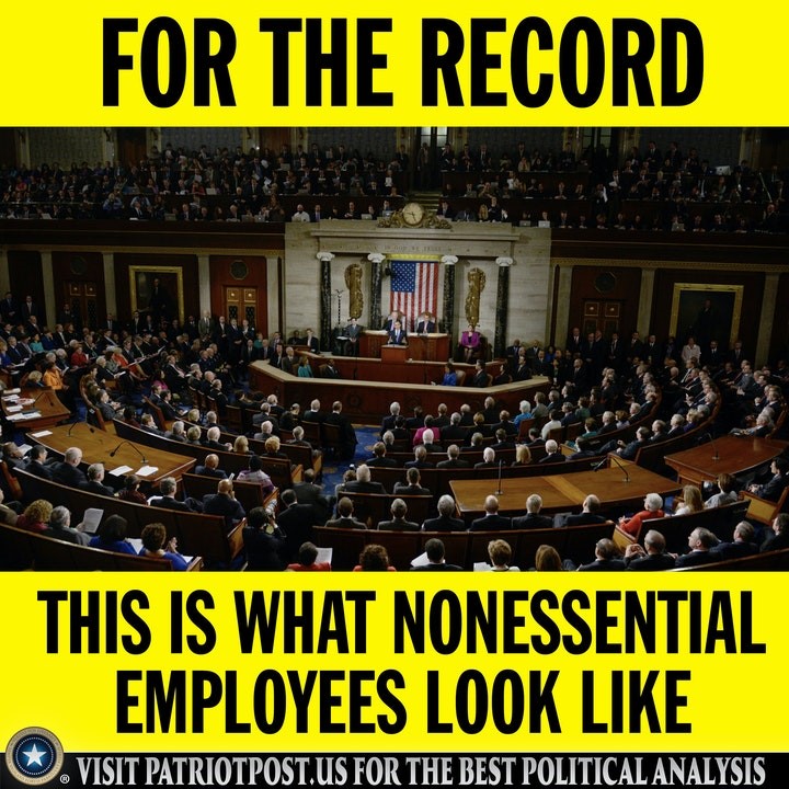non essential government workers