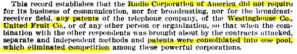 H.R. 4523, Part III. (Beginning Feb. 11, 1935). Pooling of Patents. Committee on Patents, Feb. 11, 14, 20, 25, 28; Mar. 7; Oct. 15-18; Dec. 2-6, 9, 10, 12, 1935, 1491 pgs., p. 3387, PDF p. 984. 74th U.S. Congress.