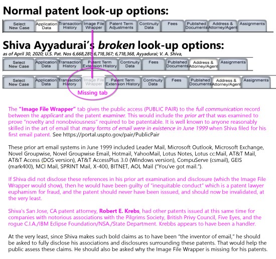 shiva-ayyadurai-broken-uspto-pair-lookup