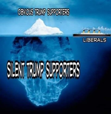 trump supporters ice berg
