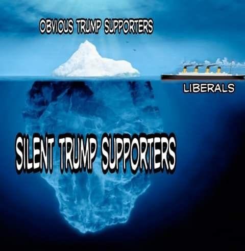trump supporters ice berg