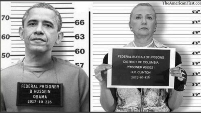 Barack Obama Hillary clinton booked