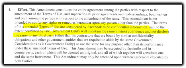 facebook terms of service