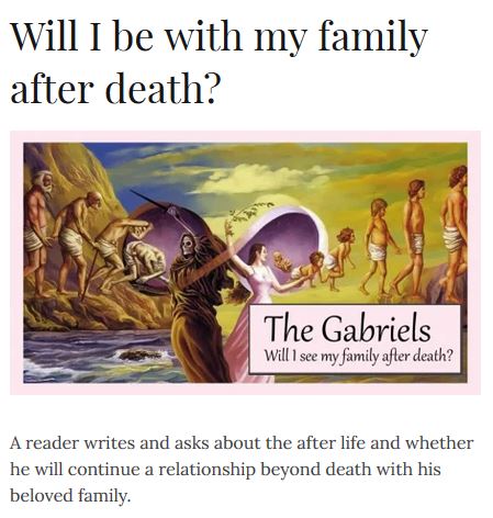 family after death
