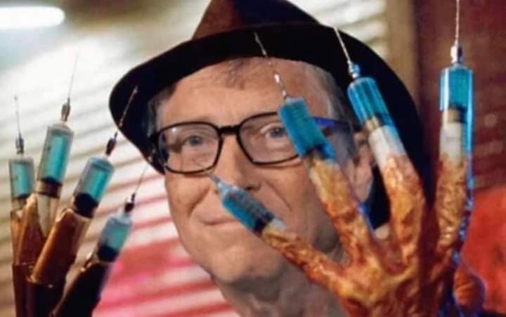 gates vaccines hands
