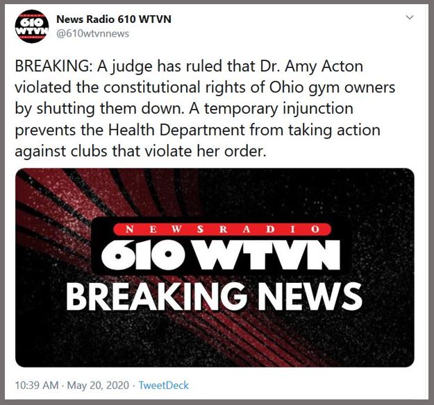 gym closes