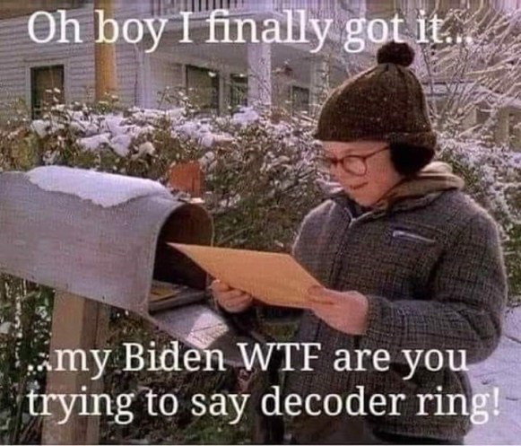 joe biden decoder ring
